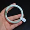 Authentic Jadeite Untreated Genuine Jade Bangle 60 mm BG01600004 - Image 4