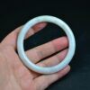 Chinese Authentic Untreated Genuine Jade Bangle Bracelet 59mm BG01590008 - Image 2