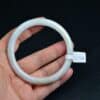 Chines jade bangle Solid Unisex Bracelet Jadeite 60 mm BG01600002 - Image 4