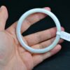 Fine Jade bangle Yellow Burma Jadeite Bracelet 61 mm - Image 4