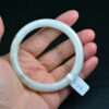 Chinese Authentic Untreated Genuine Jade Bangle Bracelet 59mm BG01590008 - Image 4