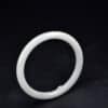 White round Myanmar Jadeite bangle jade Bracelet 61 mm