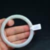 Untreated Jadeite bangle natural green jade jewelry bracelet 59mm BG01590011 - Image 4