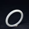 Burmese jade bangle smooth green round bracelets 60 mm BG01600011