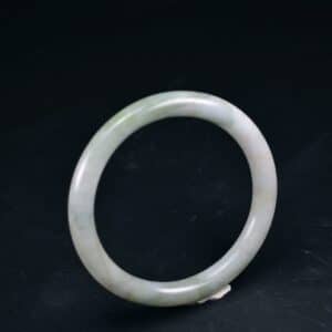 Light green Myanmar Jadeite bangle jade Bracelet 59mm BG01590013
