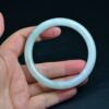 Light green Natural Myanmar Jadeite bangle jade Bracelet 59 mm BG01590012 - Image 2