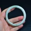 Light green Myanmar Jadeite bangle jade Bracelet 59mm BG01590013 - Image 2