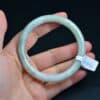 Light green Myanmar Jadeite bangle jade Bracelet 59mm BG01590013 - Image 4