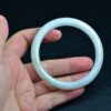 Chinese Asian Jewelry Genuine Jade Burma jade stone bracelet 59 mm BG01590015 - Image 2