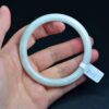 Authentic Jadeite Untreated Genuine Jade Bangle 60 mm BG01600012 - Image 4