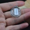 Icy Hand-carved Jadeite Buddha Amulet Pendant silver 925 certified JPT00000077 - Image 4
