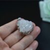 Grade A Natural Jade Buddha Amulet Pendant silver 925 certified necklace JPT00000073 - Image 2