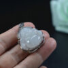 Grade A Natural Jade Buddha Amulet Pendant silver 925 certified necklace JPT00000073