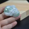 Natural Real Green Chinese Jade Buddha Pendant certified necklace JPT00000079 - Image 3