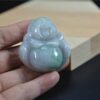 Natural Real Green Chinese Jade Buddha Pendant certified necklace JPT00000079 - Image 4