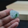 Natural Green Chinese Jade Laugh Buddha Pendant certified necklace JPT00000039 - Image 4
