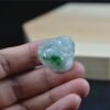 Natural Green Chinese Jade Laugh Buddha Pendant certified necklace JPT00000039 - Image 3