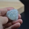 Natural Icy Chinese Jade Laugh Buddha Pendant certified necklace JPT00000037 - Image 5