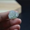 Natural Icy Chinese Jade Laugh Buddha Pendant certified necklace JPT00000034 - Image 2