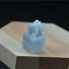 Jade Stone Stamp Statue Genuine untreated Jadeite Seal JPT00000051 - Image 5