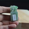 Green Jade Stone Stamp Statue Genuine untreated Jadeite Seal JPT00000049 - Image 7