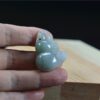 Natural jadeite guard calabash with a Pixiu on the top necklace JPT00000053 - Image 2