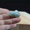 Natural jadeite guard calabash with a Pixiu on the top necklace JPT00000053 - Image 4