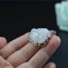 Grade A Natural Jade Buddha Amulet Pendant silver 925 certified necklace JPT00000073 - Image 3