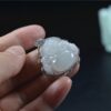 Jade Buddha Amulet Pendant silver 925 certified necklace JPT00000075