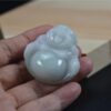 Amulet Natural Real Green Chinese Jade Buddha Pendant certified necklace JPT00000080 - Image 2