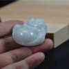 Amulet Natural Real Green Chinese Jade Buddha Pendant certified necklace JPT00000080 - Image 4