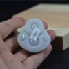 Real Green Chinese Jade Buddha Pendant certified necklace JPT00000078 - Image 4