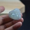 Natural Icy Chinese Jade Laugh Buddha Pendant certified necklace JPT00000037 - Image 2