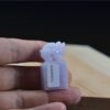 Jade Stone Stamp Statue Genuine untreated Jadeite Seal JPT00000050 - Image 7