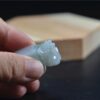 Jade Stone Stamp Statue Genuine untreated Jadeite Seal JPT00000052 - Image 7