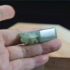Green Jade Stone Stamp Statue Genuine untreated Jadeite Seal JPT00000049 - Image 6