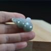 Natural jadeite guard calabash with a Pixiu on the top necklace JPT00000053 - Image 3