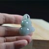 Natural jadeite guard calabash with a Pixiu on the top necklace JPT00000053 - Image 6