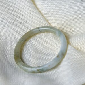 Large Real Green Jadeite Jade Bangle Burmese Bracelet 59 mm BG01590010