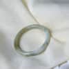 Large Real Green Jadeite Jade Bangle Burmese Bracelet 59 mm - Image 2