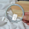 Natural color stone jade bangle jadeite bracelet 61mm - Image 4