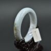 Brown jade bangle real jadeite bracelet Burma stone 56 mm - Image 4