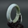 Brown jade bangle, real jadeite bracelet, Burma gemstone, 56 mm - Image 2