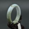 Brown jade bangle, real jadeite bracelet, Burma gemstone, 56 mm - Image 3