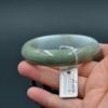 Brown jade bangle, real jadeite bracelet, Burma gemstone, 56 mm - Image 7