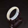 Yellow jade Burma oval shape 52mm - Image 2