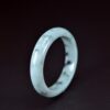 Translucent Jadeite Bangle - Light & Dark Green, 57mm - Image 2