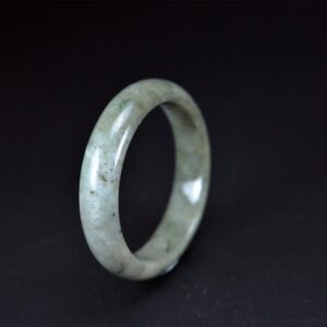 Faint Green Jadeite Bangle, 58mm Natural Jade Bangle BG01580054
