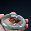 Grey Green Burma Jadeite Bangles 62 mm - Image 7