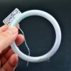 Myanmar gemstone jadeite bracelet, true stone bangle, 57mm - Image 4